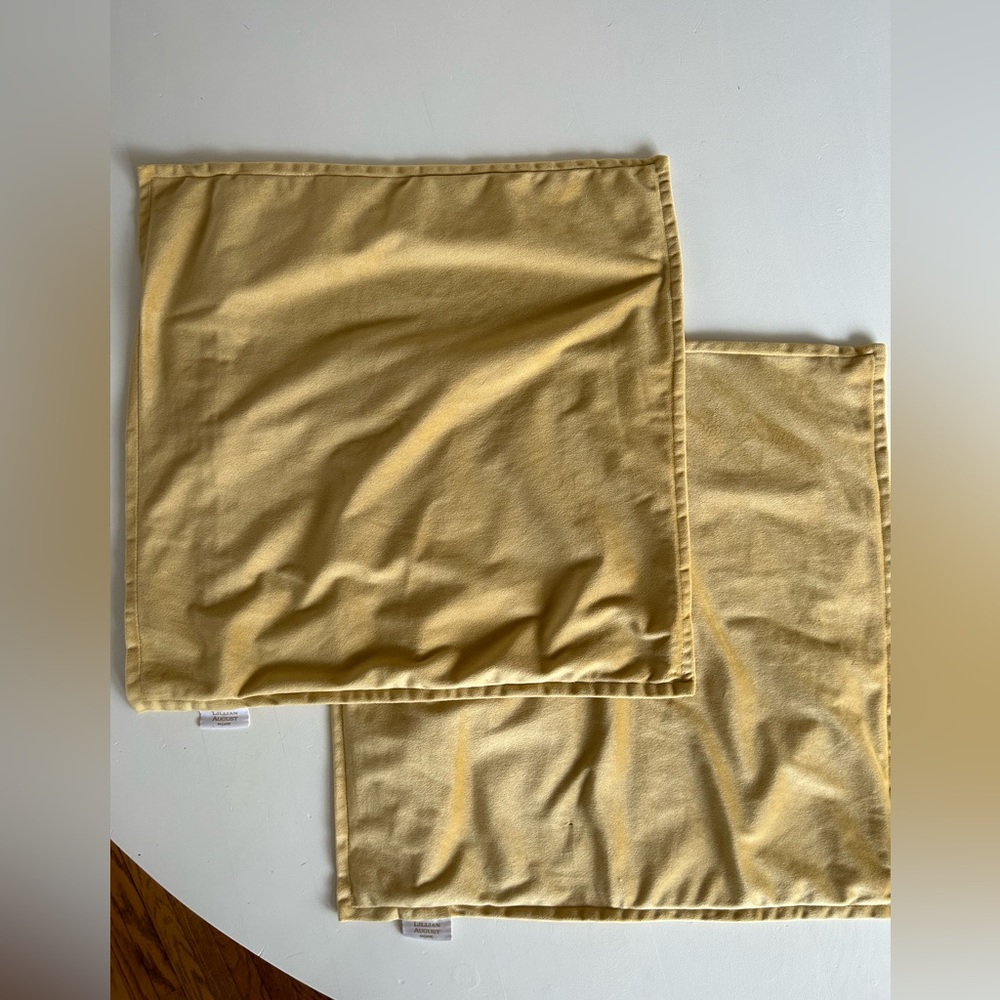 Throw pillow covers